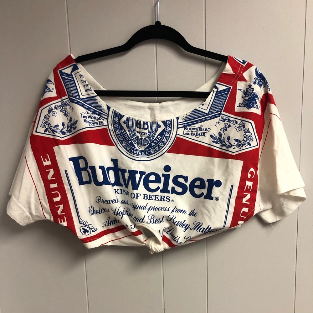 Vintage Budweiser crop top!